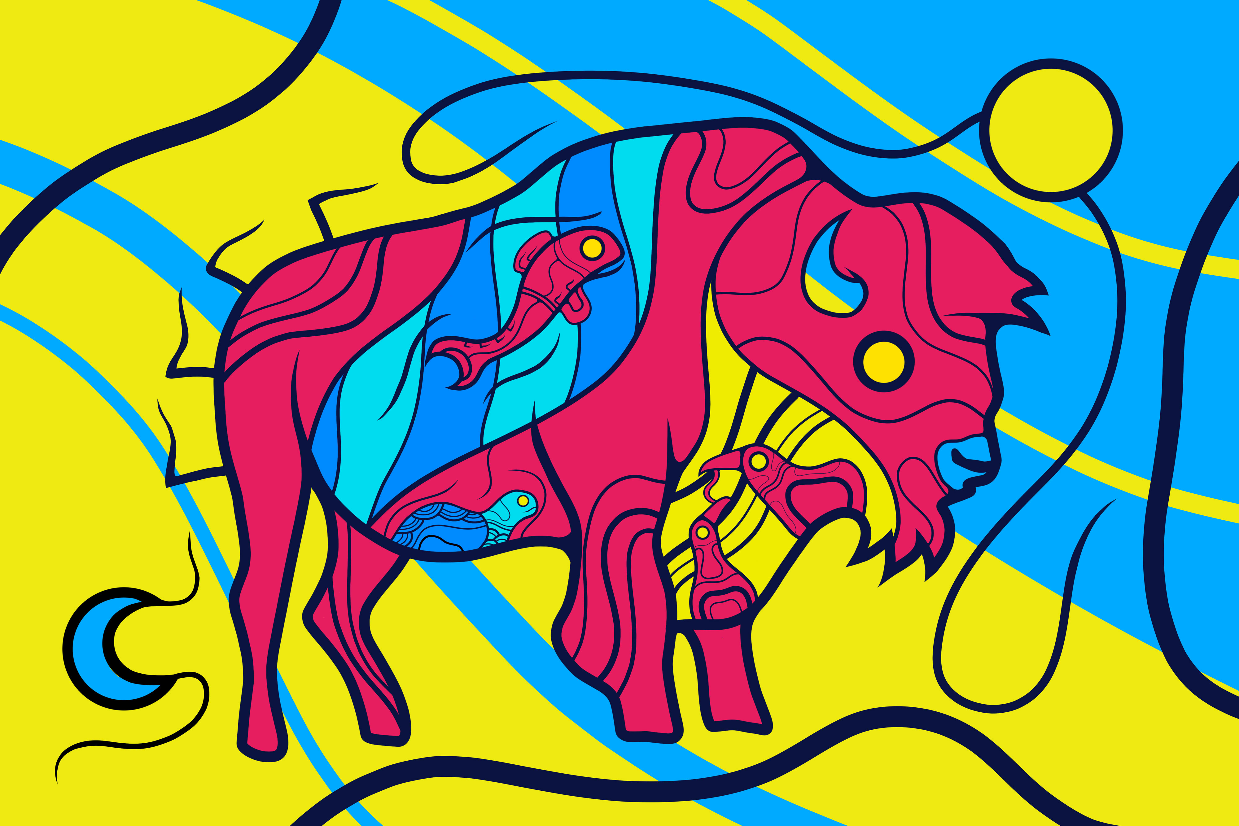 First Nations Energy Symposium Artwork - Within the Buffalo