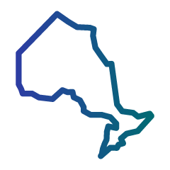 Image showing outline of Ontario