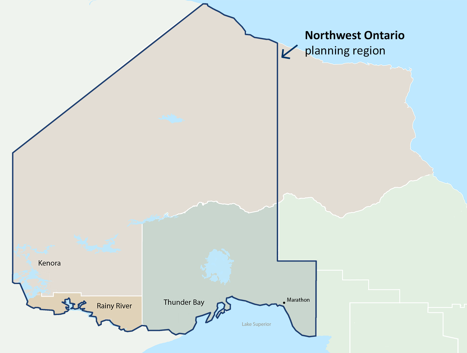 Northwest Ontario Planning Region